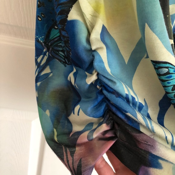 New Direction green Floral Shirt - Picture 4 of 8